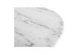 GK-1130-18-0 Dash Accent Table White Calacatta Marble