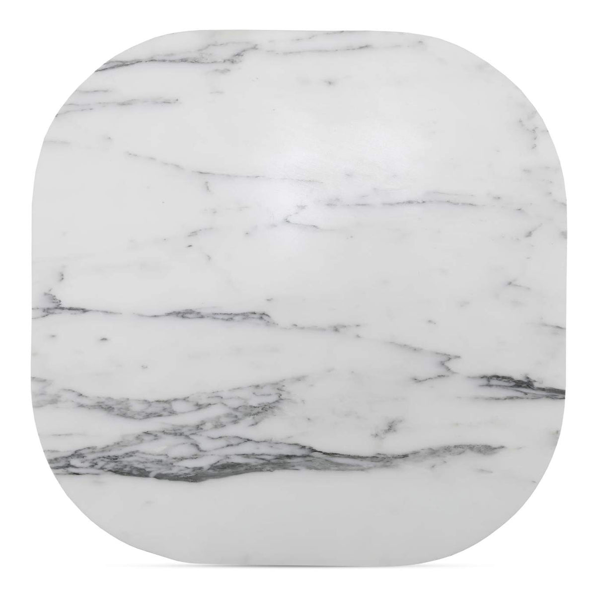 GK-1130-18-0 Dash Accent Table White Calacatta Marble