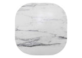 GK-1130-18-0 Dash Accent Table White Calacatta Marble