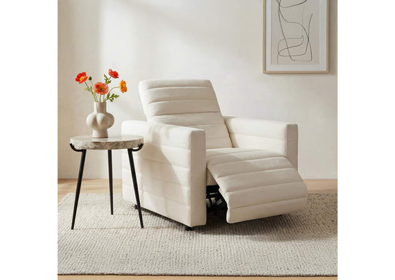 GO-1010-05 Juno Power Recliner Chair Off White