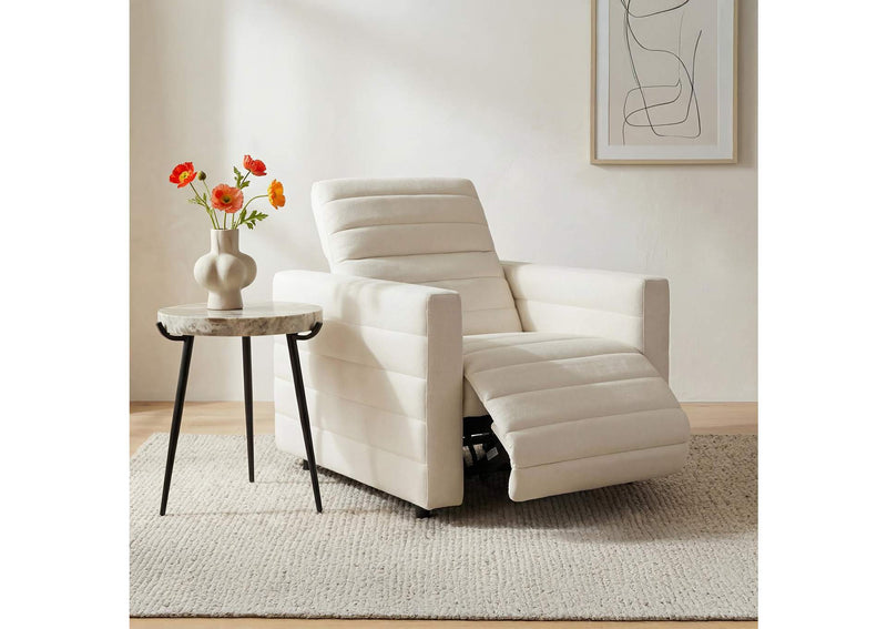 GO-1010-05 Juno Power Recliner Chair Off White