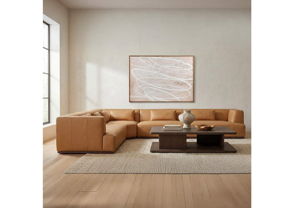 GO-1016-40-0 Clove L - Shaped Sectional Tan
