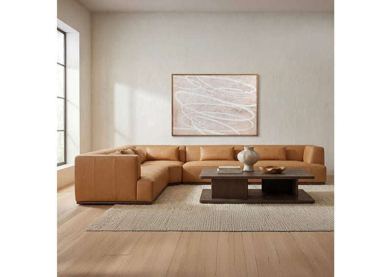 GO-1016-40-0 Clove L - Shaped Sectional Tan