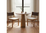 GO-1018-20 Carol Dining Chair Deep Brown Leather Set of Two