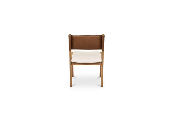 GO-1018-40 Carol Dining Chair Tan Leather Set of Two