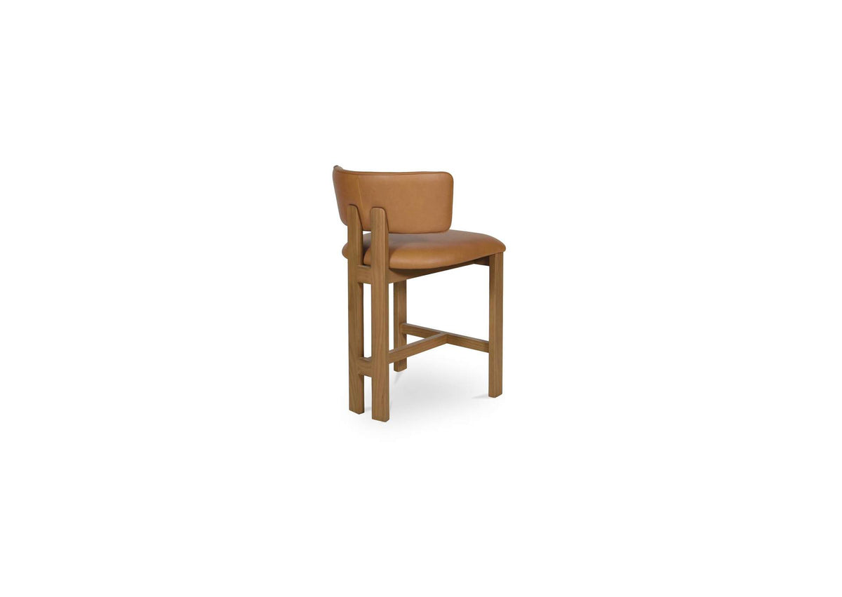 GO-1024-03 Morel Counter Stool Brown Leather