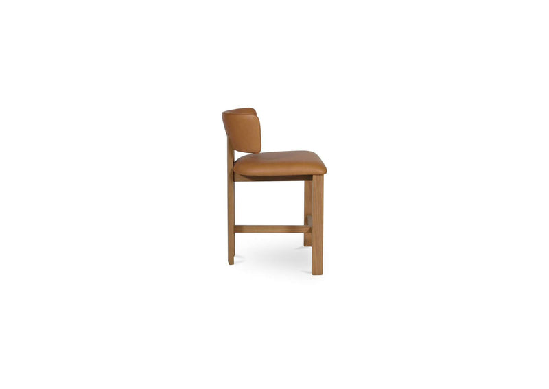GO-1024-03 Morel Counter Stool Brown Leather