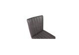 GO-1028-03 Demi Dining Chair Brown Leather - Set of Two