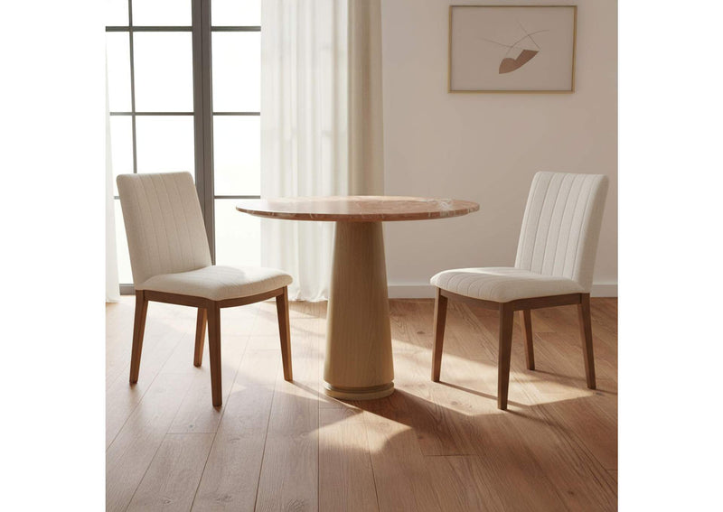 GO-1028-18 Demi Dining Chair Cream - Set of Two