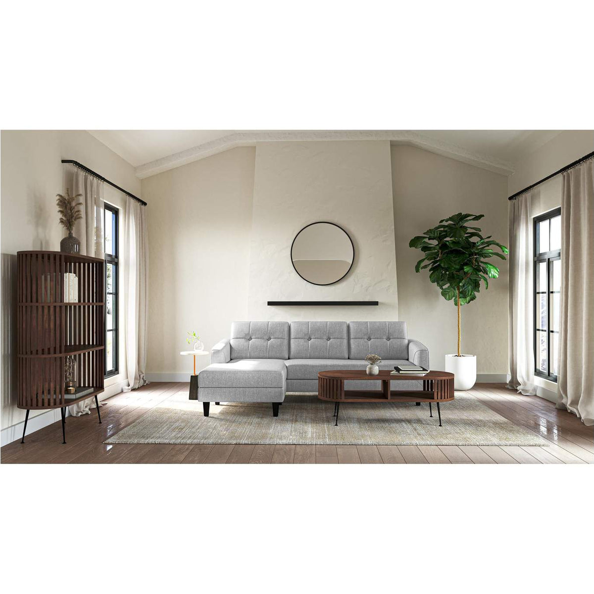 GZ-1021-18-0 Dawn Accent Table White