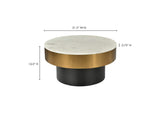 GZ-1022-18-0 Dado Coffee Table White
