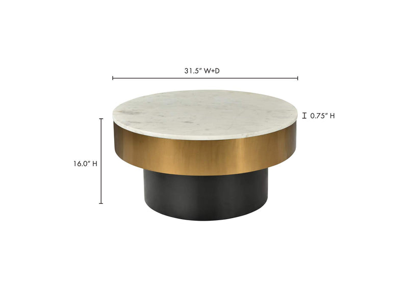 GZ-1022-18-0 Dado Coffee Table White