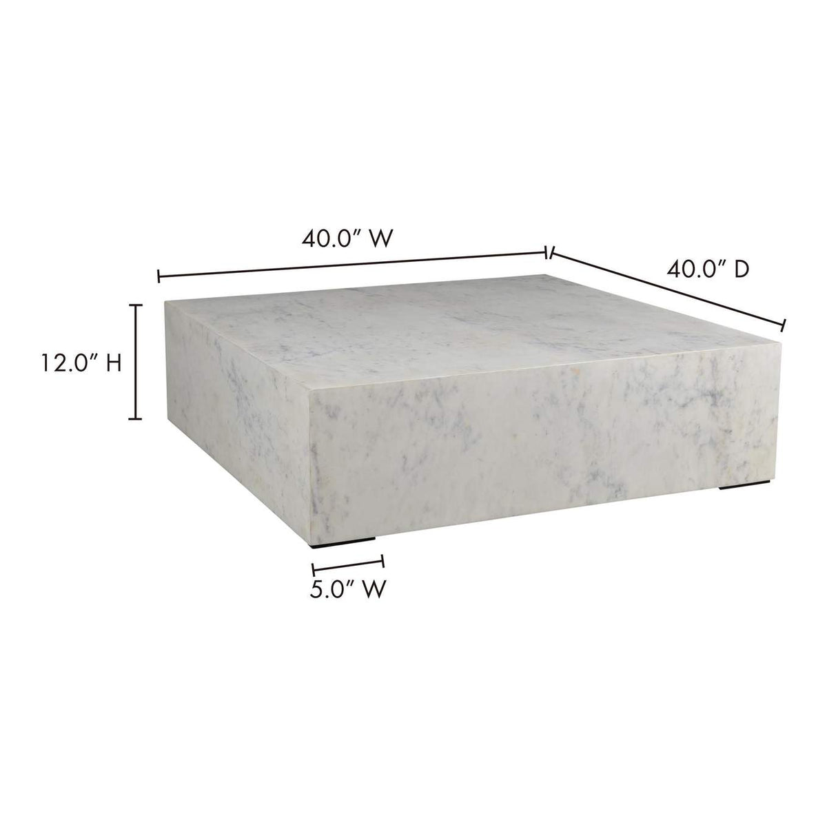 GZ-1134-18 Nash Coffee Table White
