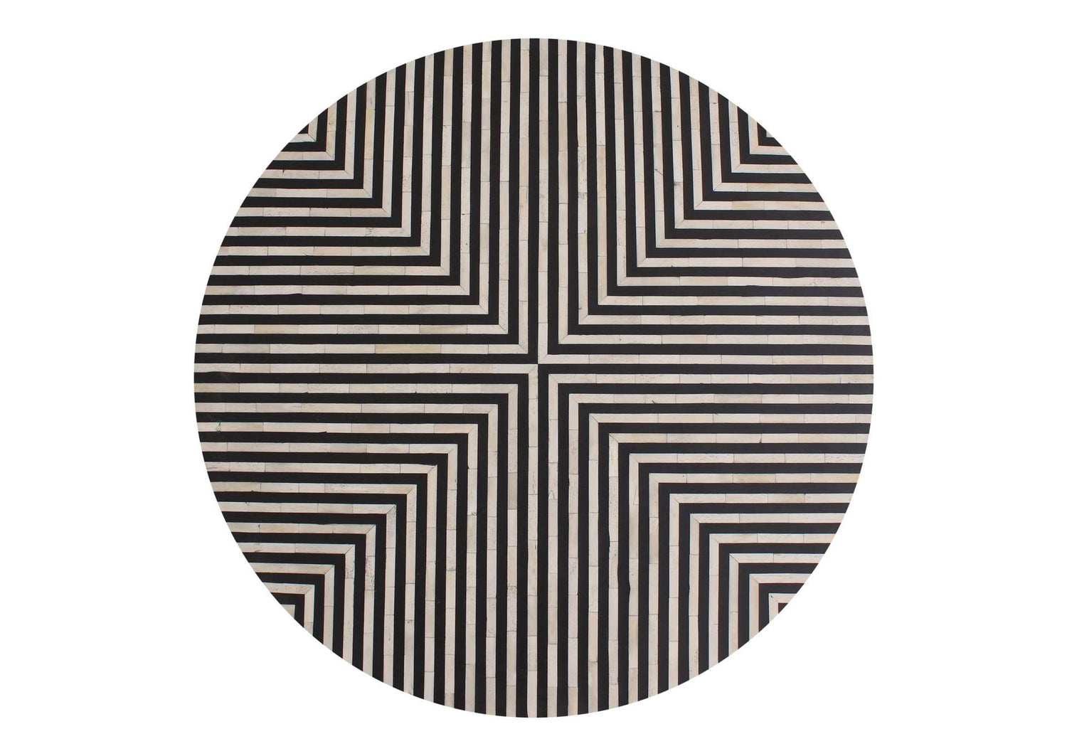 GZ-1147-37 Chameau Small Coffee Table Black and White