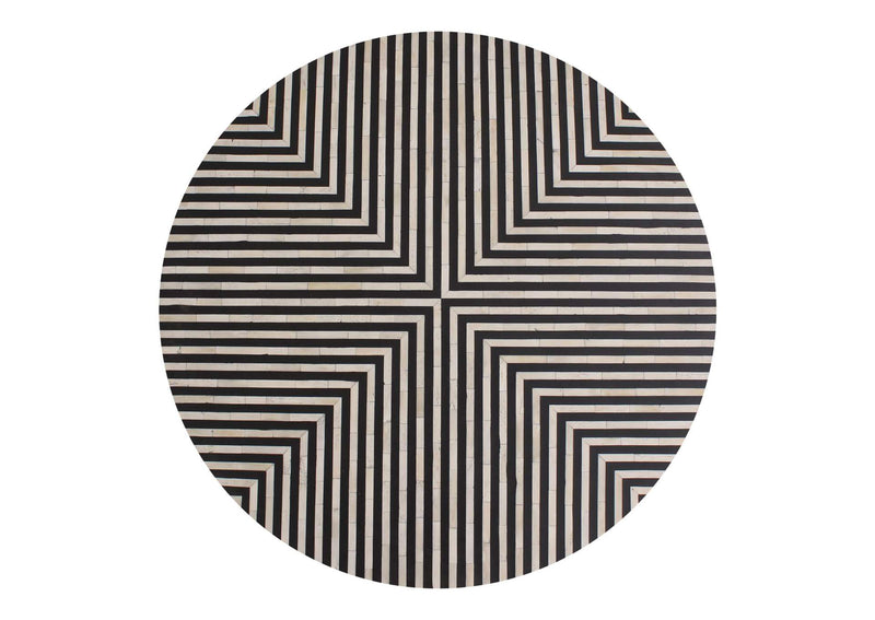 GZ-1147-37 Chameau Small Coffee Table Black and White