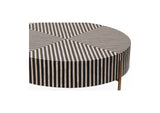 GZ-1147-37 Chameau Small Coffee Table Black and White