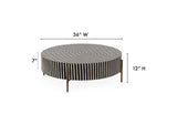 GZ-1147-37 Chameau Small Coffee Table Black and White