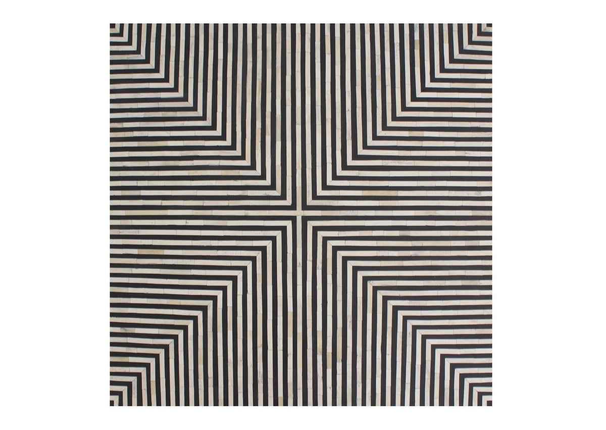 GZ-1148-37 Terning Coffee Table Black and White