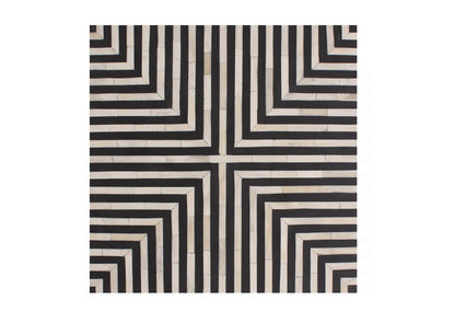 GZ-1149-37 Terning Side Table Black and White