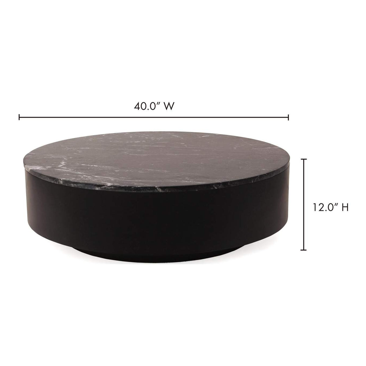 GZ-1150-02-0 Ritual Coffee Table Black