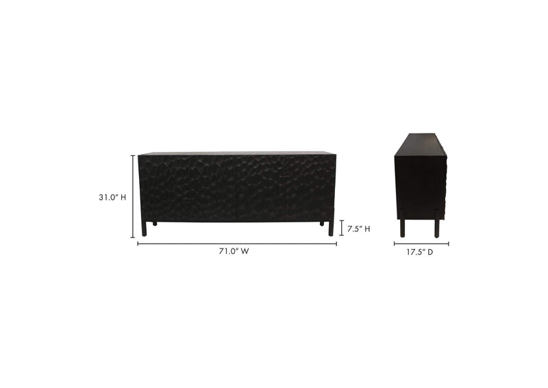 GZ-1152-02 Misaki Sideboard Black