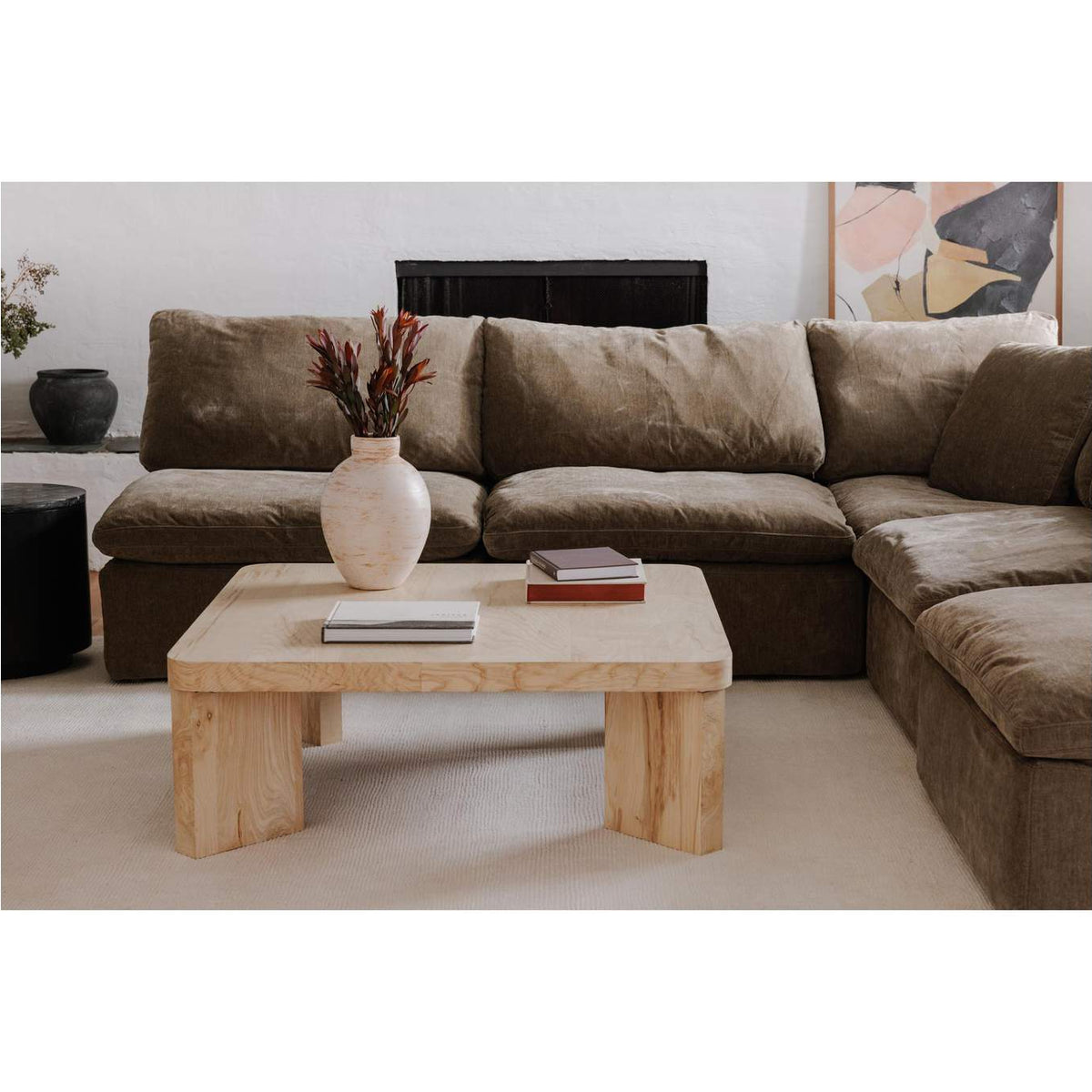 GZ-1155-21-0 Oregon Square Coffee Table Blonde