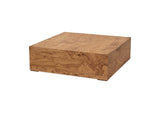 GZ-1158-03 Nash Coffee Table Honey Brown Burl