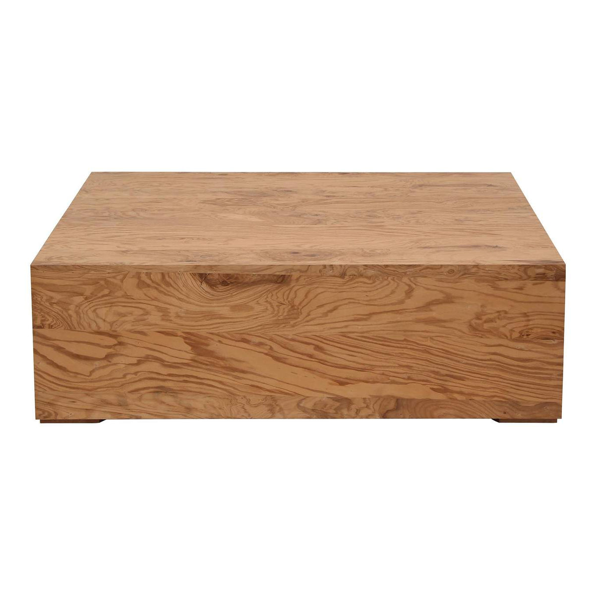 GZ-1158-03 Nash Coffee Table Honey Brown Burl