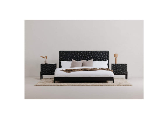 GZ-1160-02-0 Misaki Queen Bed Black
