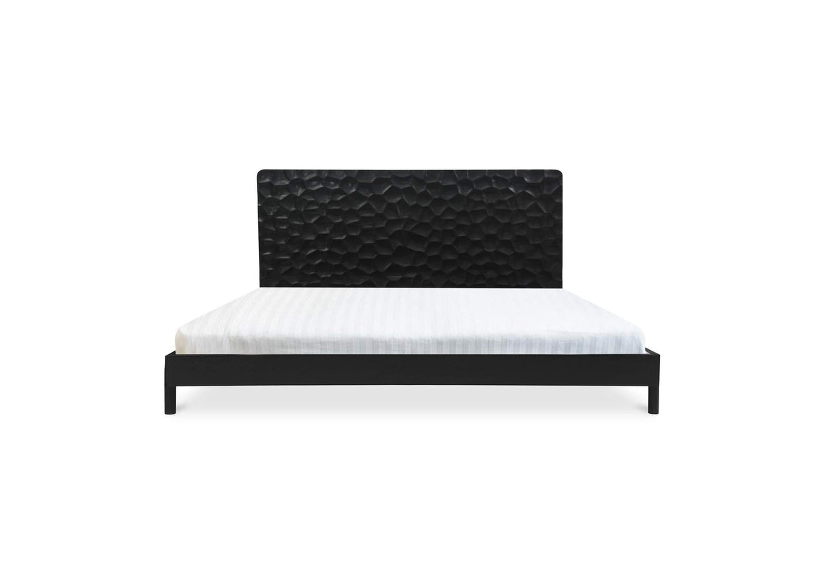 GZ-1160-02-0 Misaki Queen Bed Black