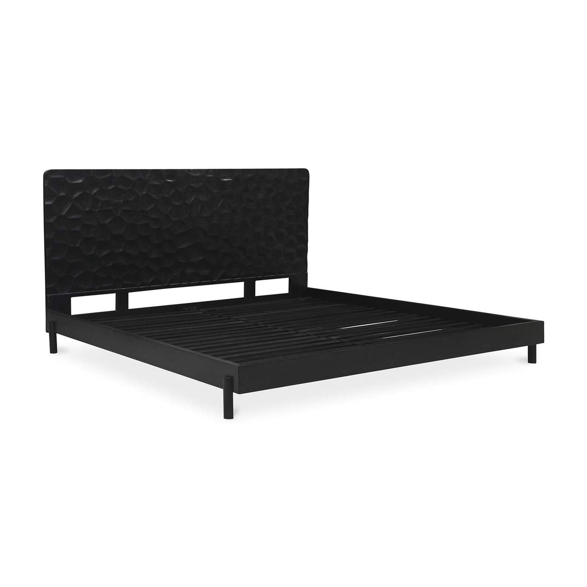 GZ-1160-02-0 Misaki Queen Bed Black