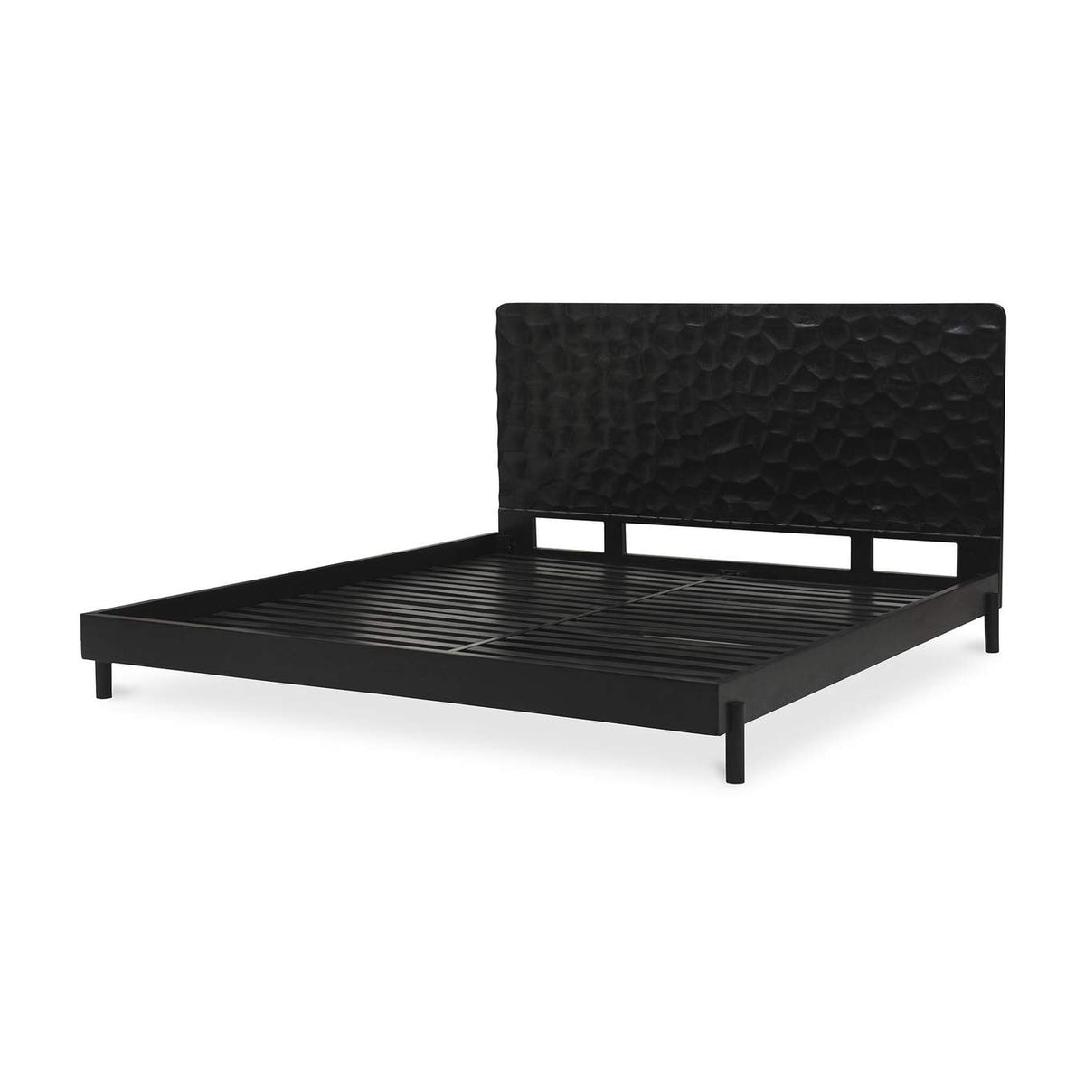 GZ-1160-02-0 Misaki Queen Bed Black