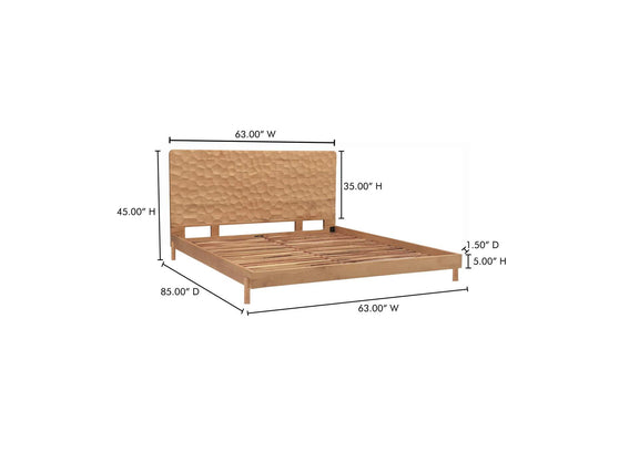 GZ-1160-24-0 Misaki Queen Bed Natural
