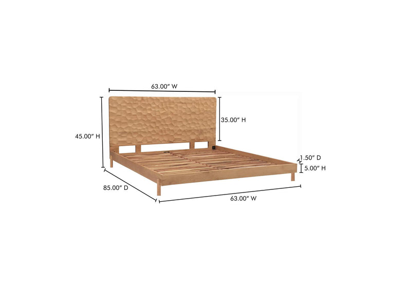 GZ-1160-24-0 Misaki Queen Bed Natural