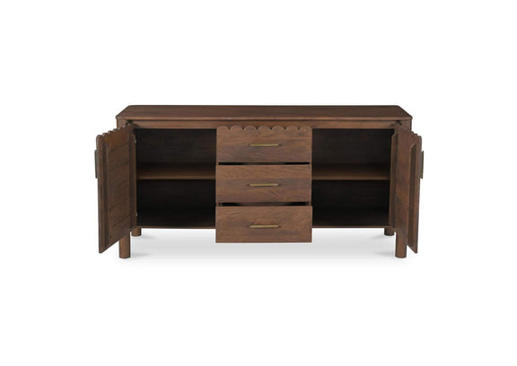 GZ-1164-03 Wiley 3 Drawer Sideboard Vintage Brown