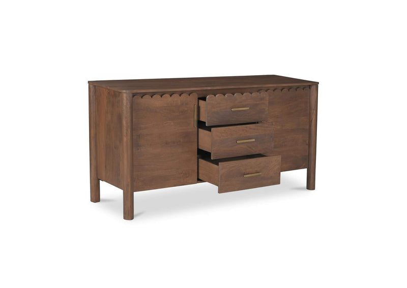 GZ-1164-03 Wiley 3 Drawer Sideboard Vintage Brown