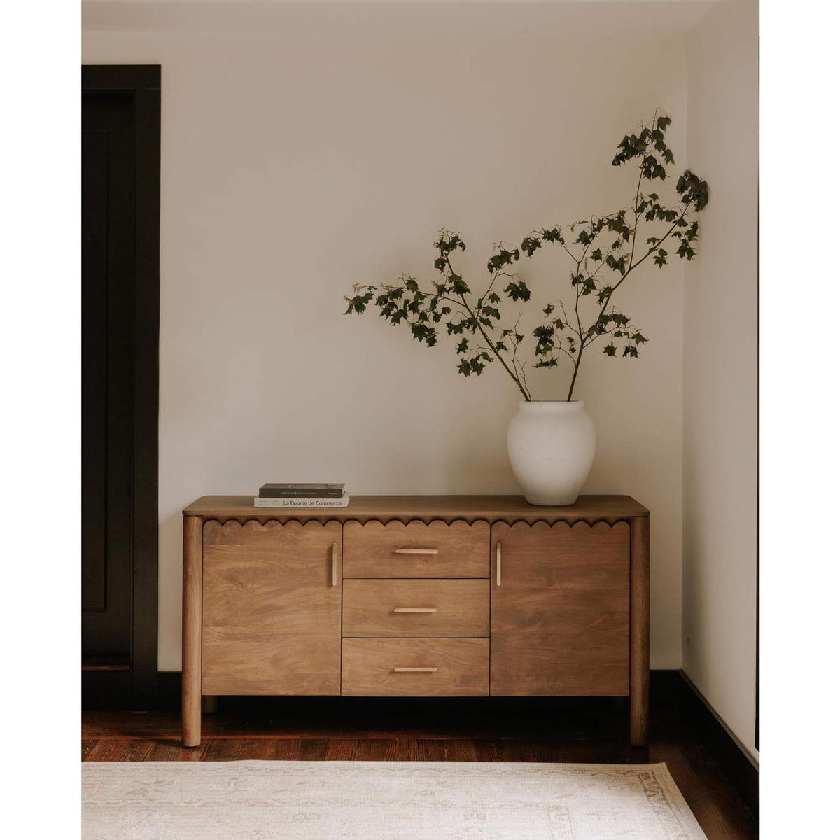 GZ-1164-03 Wiley 3 Drawer Sideboard Vintage Brown
