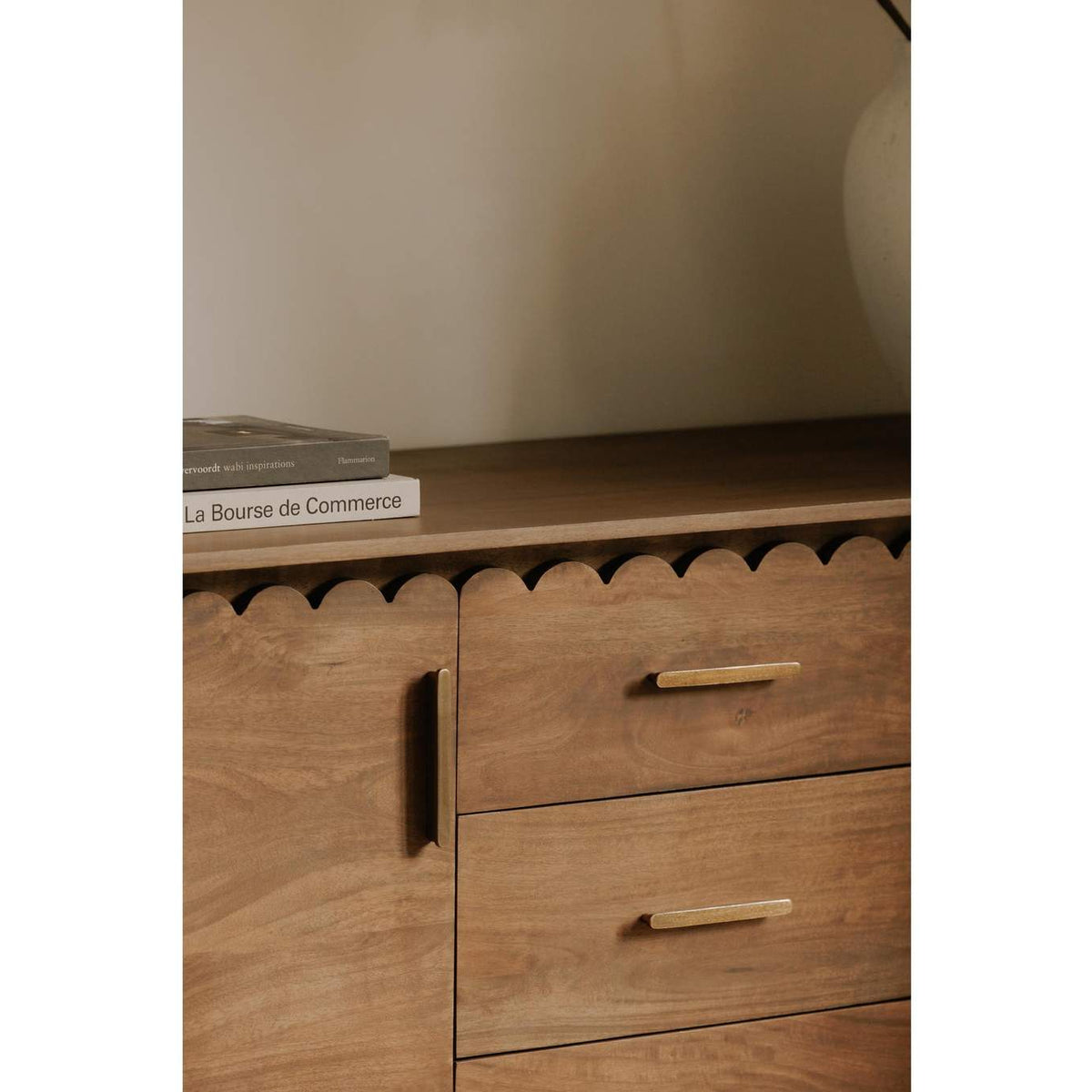 GZ-1164-03 Wiley 3 Drawer Sideboard Vintage Brown