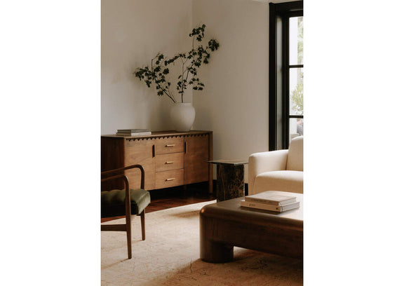 GZ-1164-03 Wiley 3 Drawer Sideboard Vintage Brown