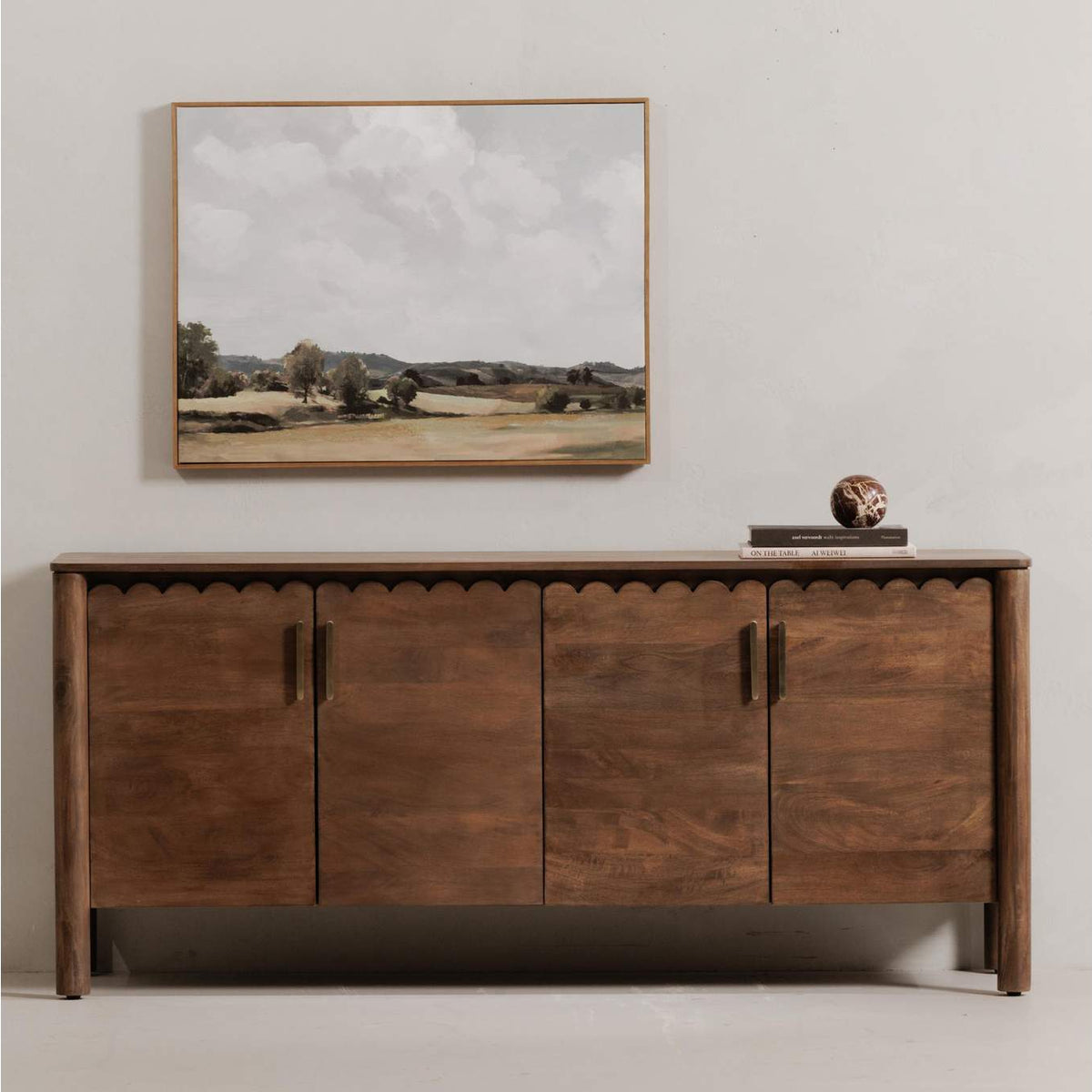 GZ-1165-03 Wiley 4 Door Sideboard Vintage Brown