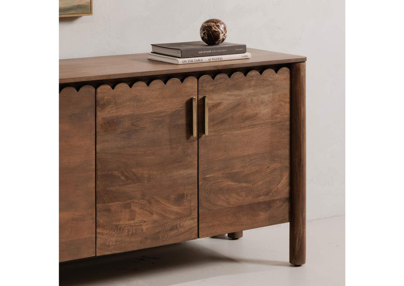 GZ-1165-03 Wiley 4 Door Sideboard Vintage Brown