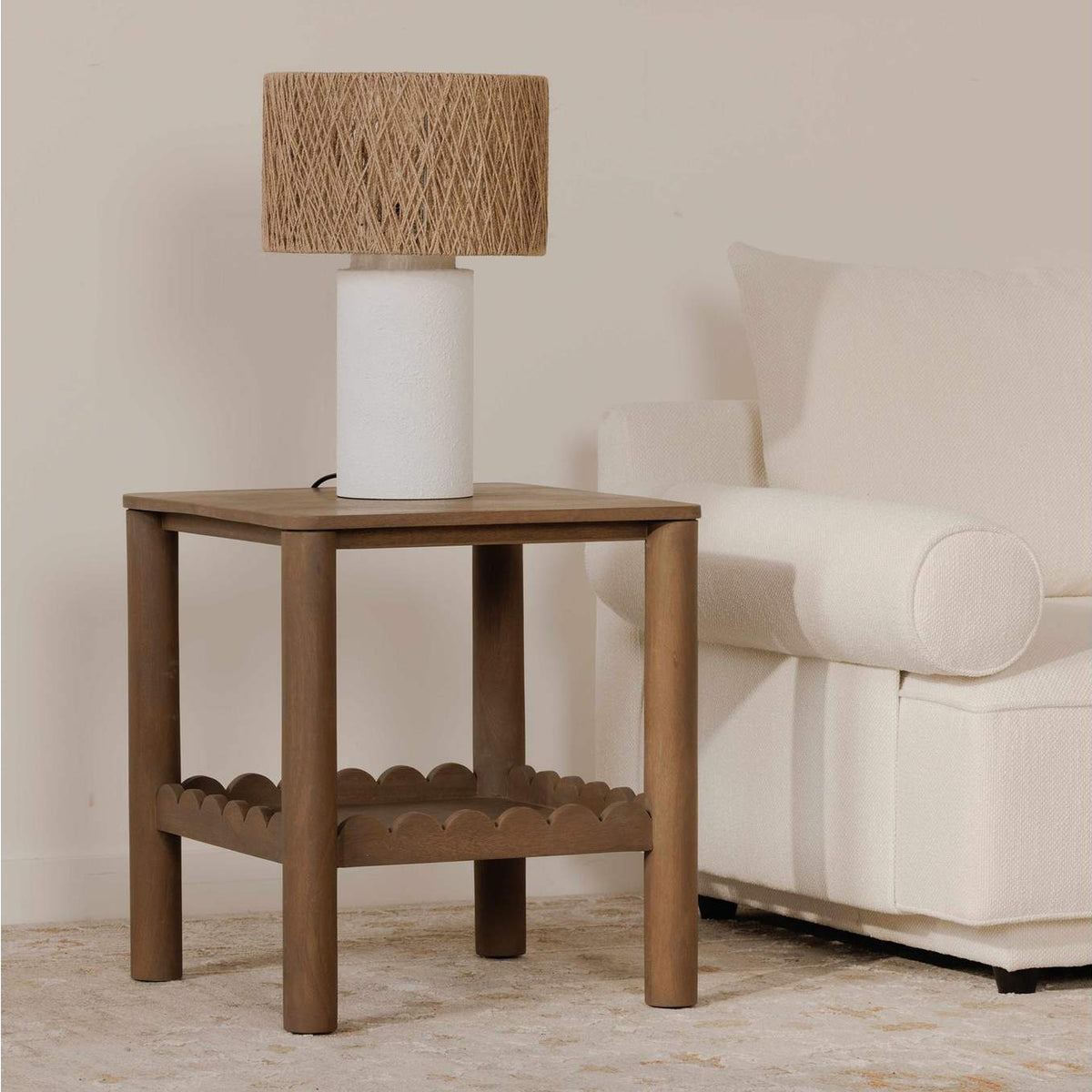 GZ-1166-03 Wiley Side Table Vintage Brown