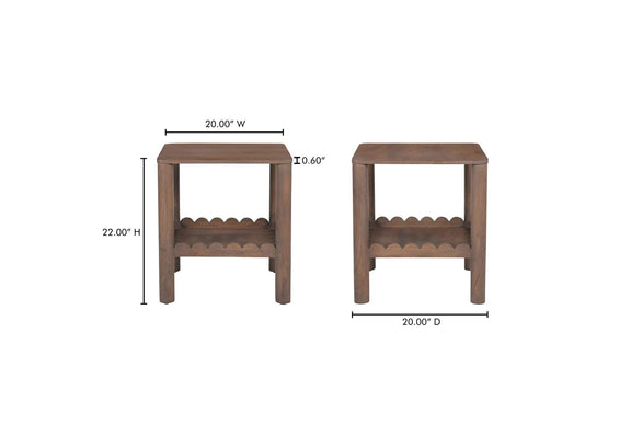 GZ-1166-03 Wiley Side Table Vintage Brown