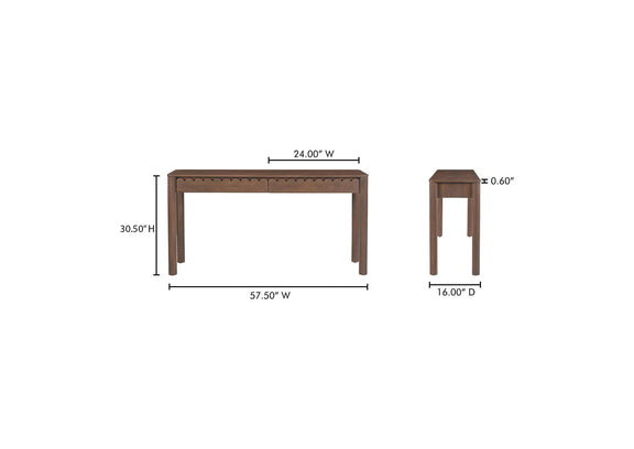 GZ-1168-03 Wiley Console Table Vintage Brown