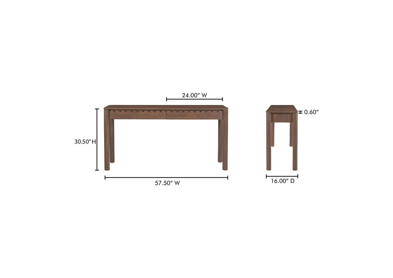 GZ-1168-03 Wiley Console Table Vintage Brown