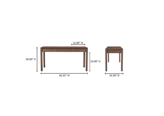 GZ-1169-03 Wiley Desk Vintage Brown