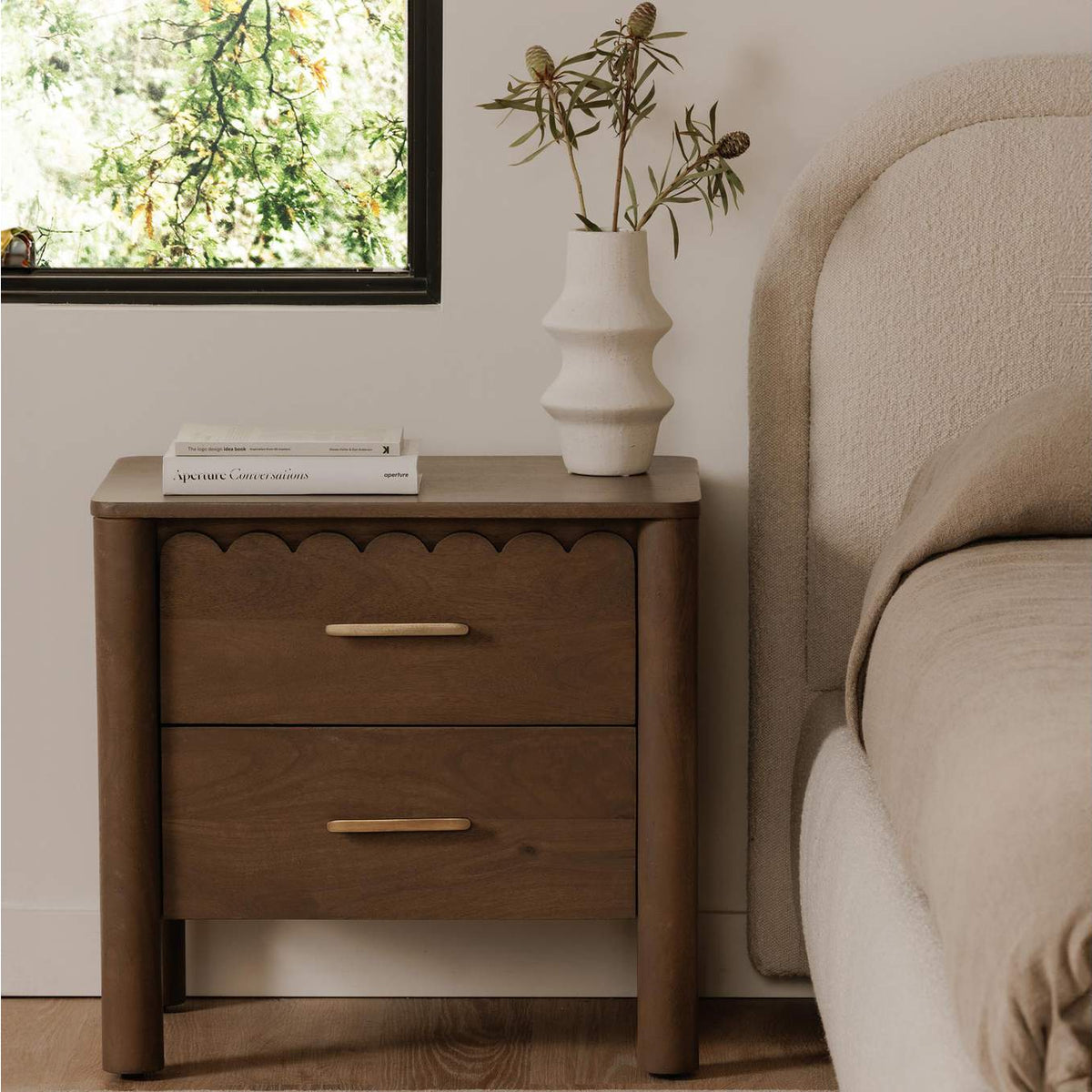 GZ-1171-03 Wiley Nightstand Vintage Brown