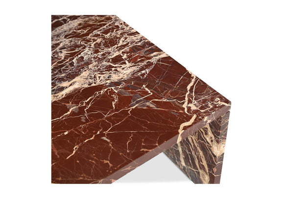 GZ-1182-06-0 Rosa Coffee Table Rosso Levanto Marble