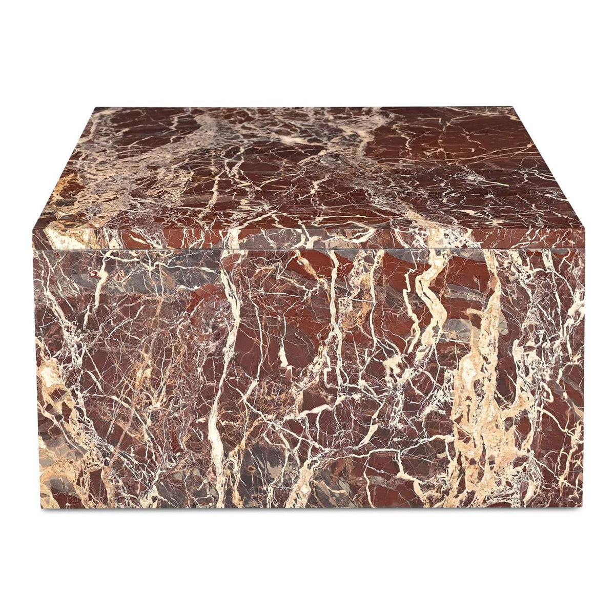 GZ-1182-06-0 Rosa Coffee Table Rosso Levanto Marble