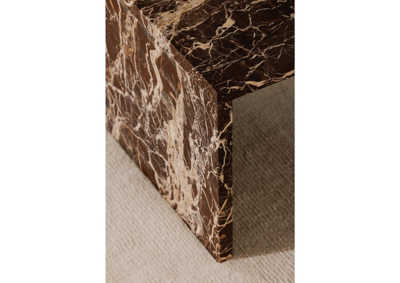 GZ-1182-06-0 Rosa Coffee Table Rosso Levanto Marble